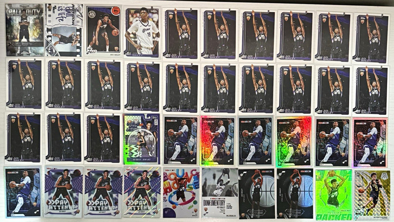 NBA Utah Jazz 105-Card Lot; 89 Rookie cards; inserts, refractors, SPs