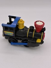 Fisher-Price GeoTrax Steamer Train Engine Locomotive Black Push Along R6358 2009