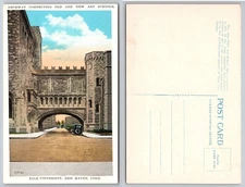 Yale University Archway New Haven Postcard