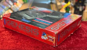 SEGA Genesis Model 2 w/ Box, Inserts & Sonic 1, 2 & 3/ Xtra Controller. Works