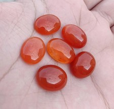 AAA Natural Carnelian Cabochon Oval Shape Loose Gemstone