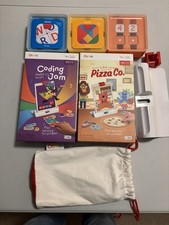 Osmo iPad Learning Bundle Words, Tangram, Numbers, Coding Jam, Pizza Co.  Base