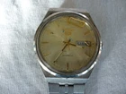 VINTAGE SEIKO 5 AUTOMATIC WATCH MENS DAY DATE FOR PARTS REPAIR