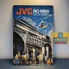 JVC RC-M90 Boombox Metal Poster Sign 20x30cm Vintage Stereo Radio Decor