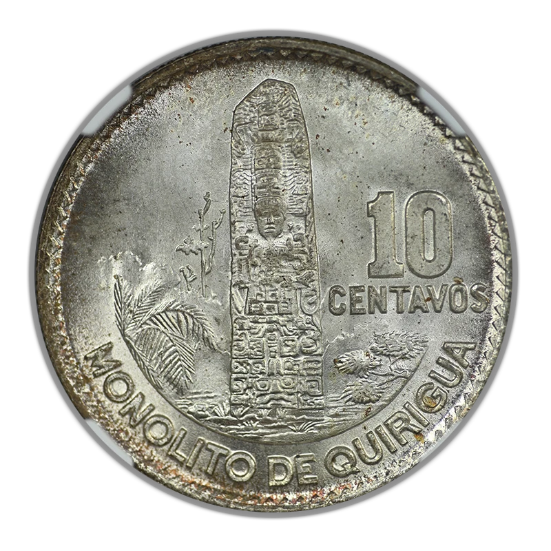 1964 Guatemala 10C Centavos NGC MS67 - Image 3 of 4