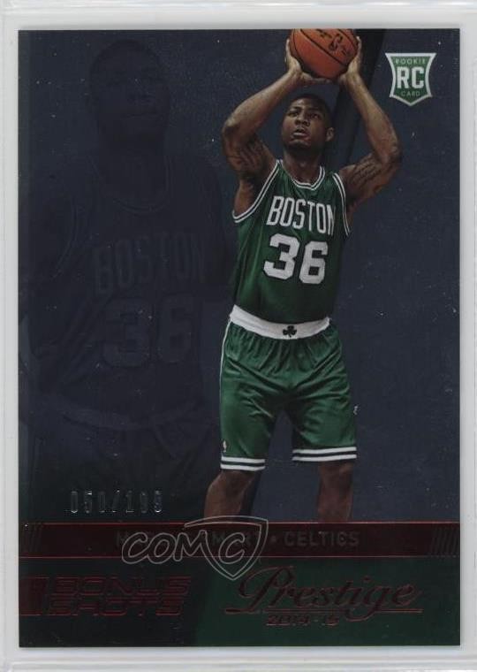 2014 Panini Prestige Bonus Shots Red Plus 50/199 Marcus Smart #166 Rookie RC 7v7