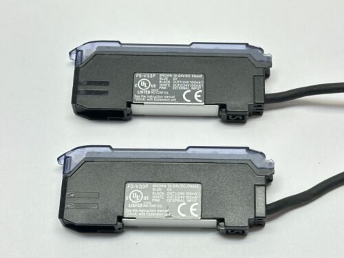 Keyence FS-V33P Fiber Sensor Amplifier Main Unit PNP LOT OF 2 - Picture 6 of 8