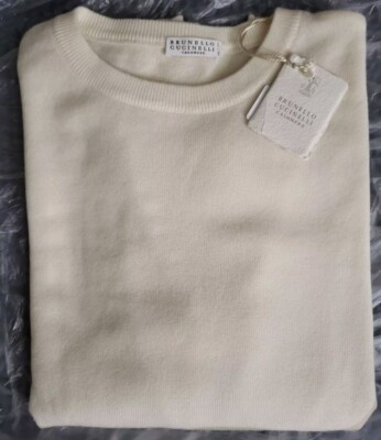 1595$ Brunello Cucinelli Women's Knit Cashmere Pullover/Sweater Sz:US M/42EU