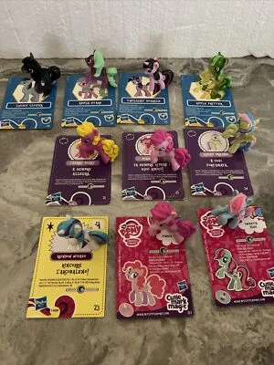 My Little Pony Lotto 10 Mini Figure Ed. Italia con card Hasbro Gedis Edicola - Immagine 1 di 4