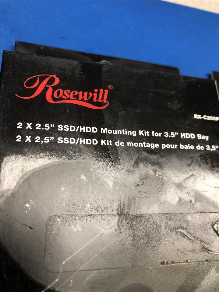 2X Dual 2.5" SSD HDD Bracket Mounting Internal to 3.5" Drive Bay Adapter/RX-200P - Image 2 of 3