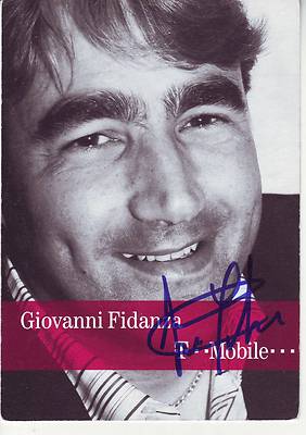 CYCLING cycling card GIOVANNI FIDANZA team T MOBILE 2005 signed