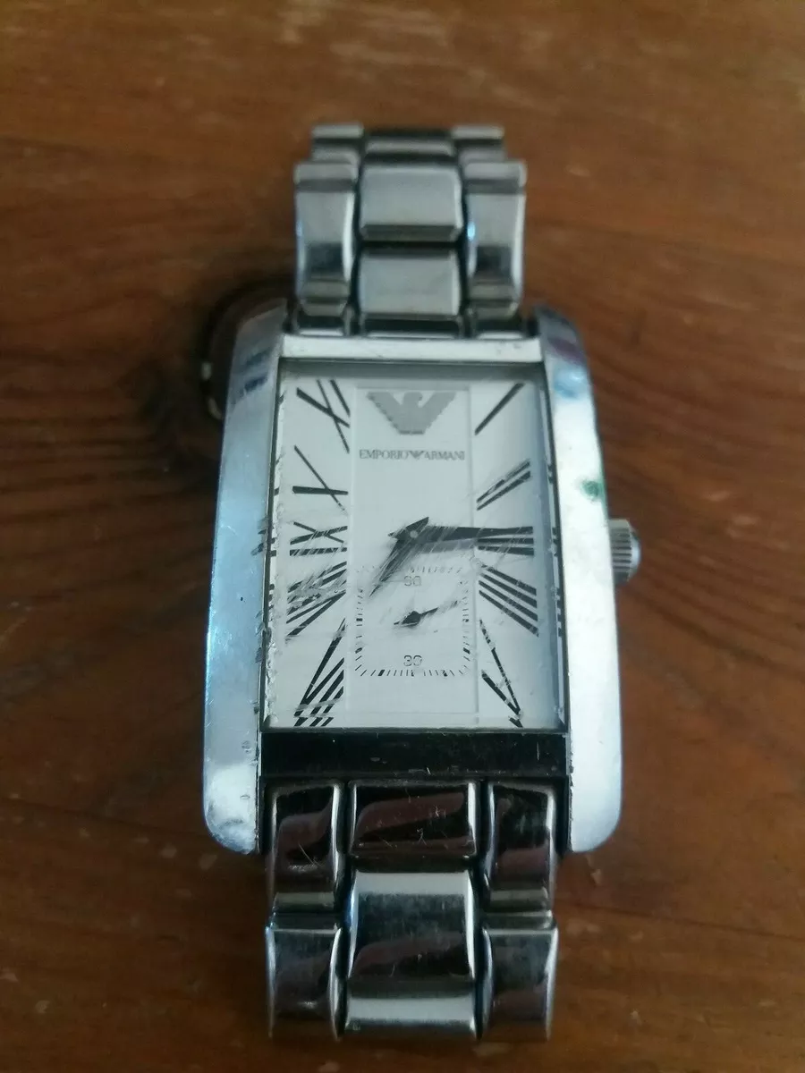 Men s Watch Emporio Armani AR0145 Roman Numeral Dial Classic