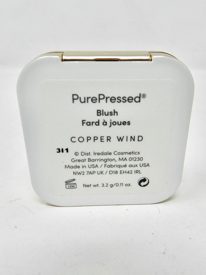 Rubor Jane Iredale PurePressed Copper Wind 2,8 g/0,1 oz tamaño completo Foto 3 de 4