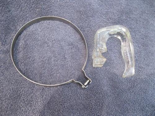 Vtg Glass Handle with Metal Ring Band - 4 Cup Coffee Percolator Pot 7754