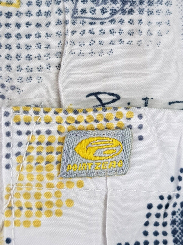 POINT ZERO Mens Grey & Yellow S/S HAWAIIAN SHIRT Ultrasoft - XL (2XL) - 54" -£79 - Picture 7 of 13