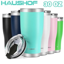 HAUSHOF 30oz Travel Mug Tumbler Non-slip Doub...
