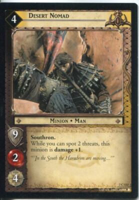 Herr der Ringe CCG Karte RotK 7.C132 Desert Nomad