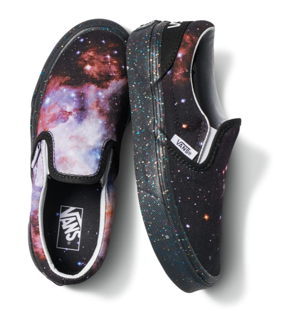 galaxy slip on vans