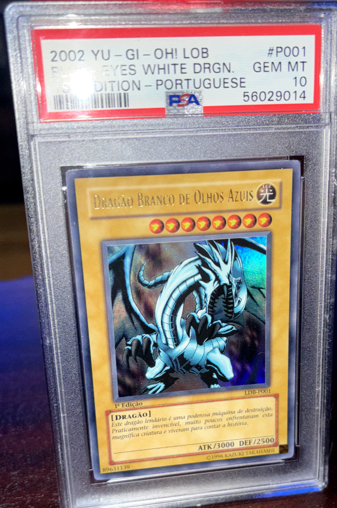 遊戯王 BLUE EYES WHITE DRAGON プリズマ PSA 10 ① Blue Eyes White Dragon LOB First Edition PSA 10 Gem Mint