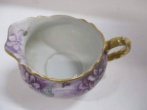 Royal O&EG OEG Austria Creamer Signed E. Chamberlain - Picture 2 of 11