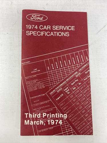 1974 Ford Car Shop Manual Set COMPLETE 1-5 Volume Service Repair Book Mustang - Picture 2 of 12