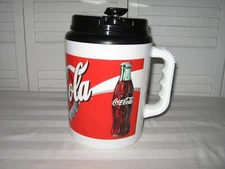 White Betras USA Coca-Cola 64 oz. Travel Mug with Lid