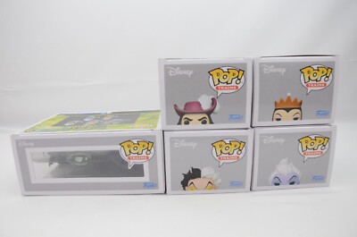 Funko Pop Disney Villains Complete Train Set #13-17 New in Box | eBay