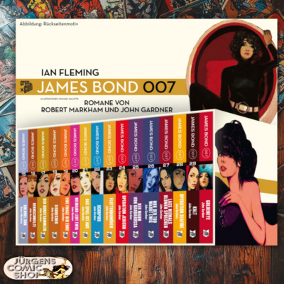 James Bond Gesamtbox #2 - Schuber gefüllt mit den Bänden 15-29 plus Goldeneye
