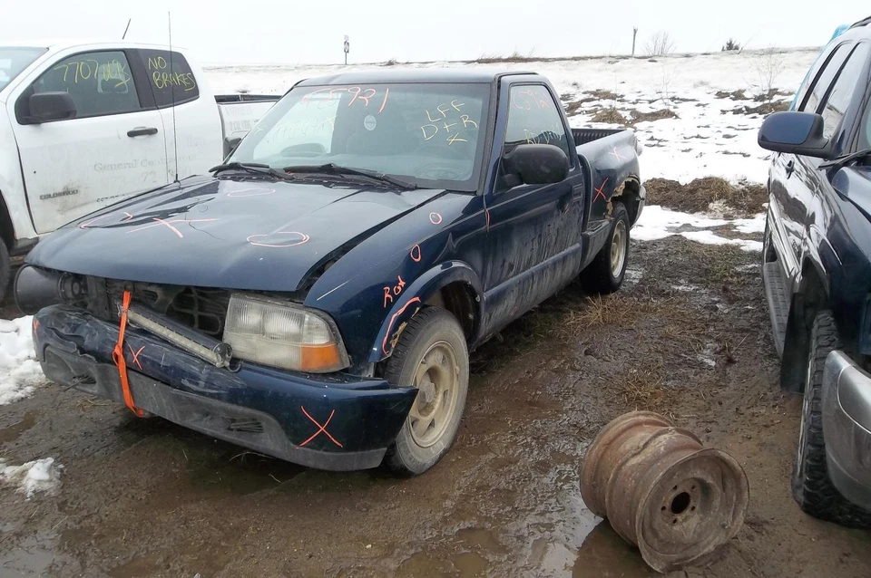 Puerta delantera derecha usada vidrio delantero se adapta a: 2000 Gmc S10/s15/sonoma delantero derecho grado Foto 2 de 4