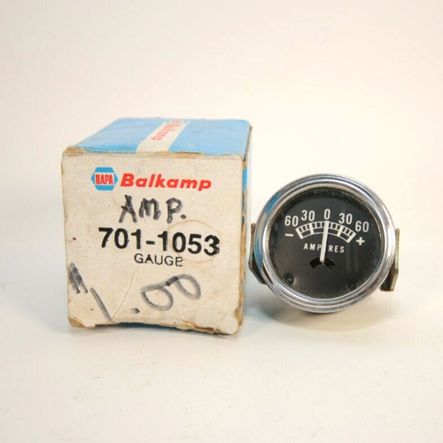 Stewart Warner Factory Napa Balkamp 7011053 Amp Gauge Amperes eBay