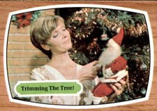 1969 Brady Bunch #70 Trimming the Tree! EX Florence Henderson at Christmas Card