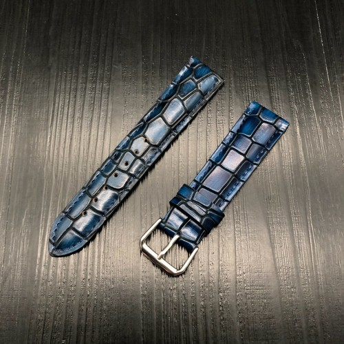 22 MM Watch Band Blue Strap Genuine 