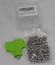 Augsun 1/4" Track Shoes Replacement Spikes Steel w/ Green Wrench Lot of 110