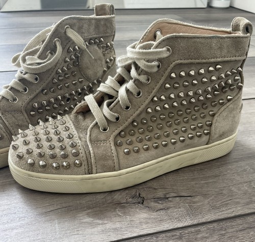 christian louboutin studded sneaker | eBay