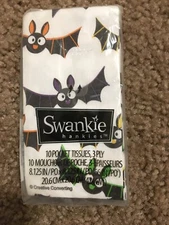 HALLOWEEN BATS SWANKIE HANKIES Brand New-SHIPS N 24 HOURS