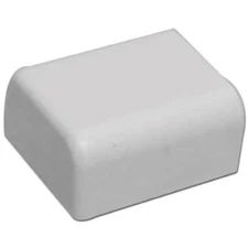 Quest Premier Cable Raceway FEC-73414 1-1/2in End cap, White