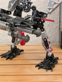 LEGO Bionicle Mistika : Toa Onua Set 8690 Complete w/ Manual, Can, & 2 Bullets 