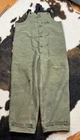 Vintage 1940s WWII US Navy USN Stencil Bib Overalls Deck Pants Medium Military