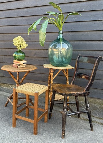 Two Victorian Tiger Bamboo Occasional Side Tables - Picture 19 of 20