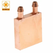 1Pcs Quality Copper Water Cooling Block CPU Radiator Heat Sink 40x40mm