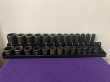 Matco 12 Drive Sae Impact Socket Sets Deep Shallow 26pc Matco 12 Drive Sae Impact Socket Sets Deep Shallow 26pc