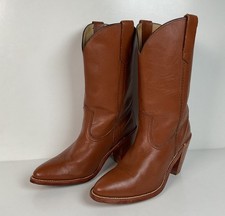 Vintage Frye Cowgirl Boots | USA Made | Brown | Women’s 9 B