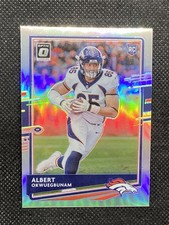 2020 Donruss Optic Albert Okwuegbunam Denver Broncos Holo Rookie #124