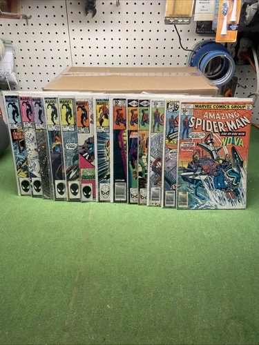 Lot Of 13 Amazing Spider Man Comics 171-265 VG + To VF +
