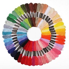 Rainbow Embroidery Floss 50 Skeins Cross Stitch Thread DIY Friendship Bracelet