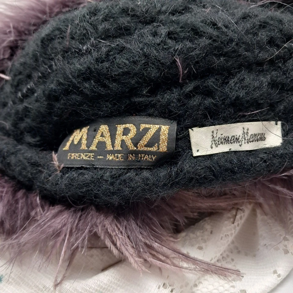 Sombrero de Avestruz Pluma Marzi Neiman Marcus Ocasión Especial Foto 4 de 4