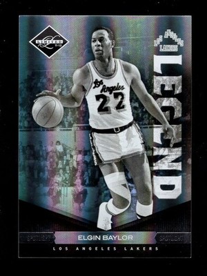 2011-12 LIMITED SPOTLIGHT #141 ELGIN BAYLOR JERSEY # 22/49 LAKERS 1/1