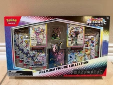 POKEMON TCG Prismatic Evolutions Premium Figure Collection ✅ In hand ✅ Sealed ✅
