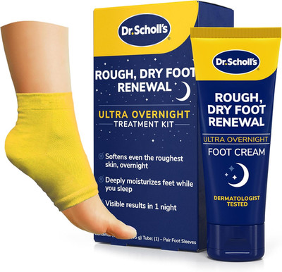 Rough, Dry Foot Renewal Ultra Overnight Treatment with Overnight Foot Cream 3oz