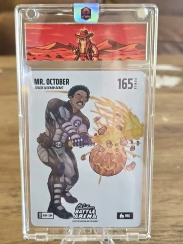 2026 Bo Jackson Battle Arena Mr. October Fire Battle Foil 165 Power